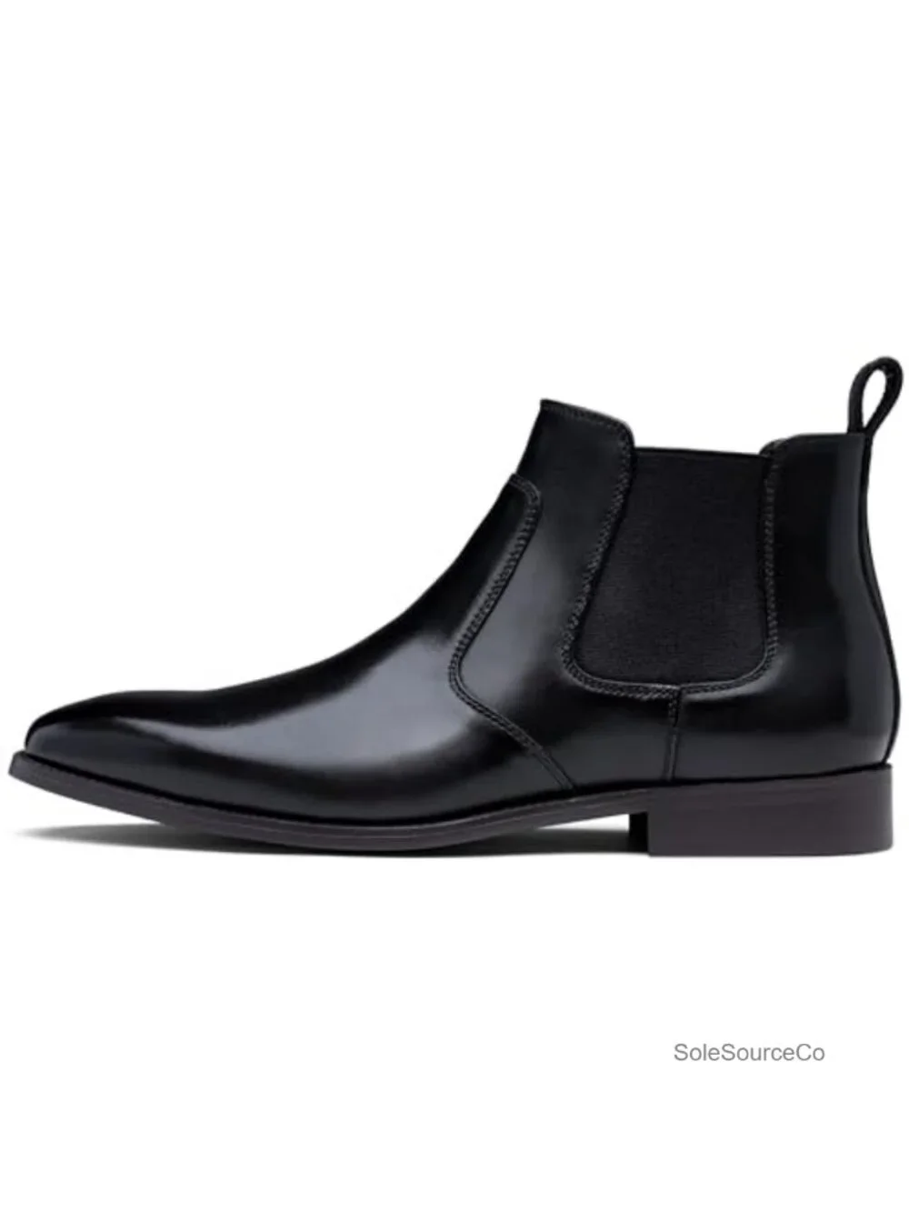 Men's Full-Grain Leather Chelsea Boots Ankle Dress Boots